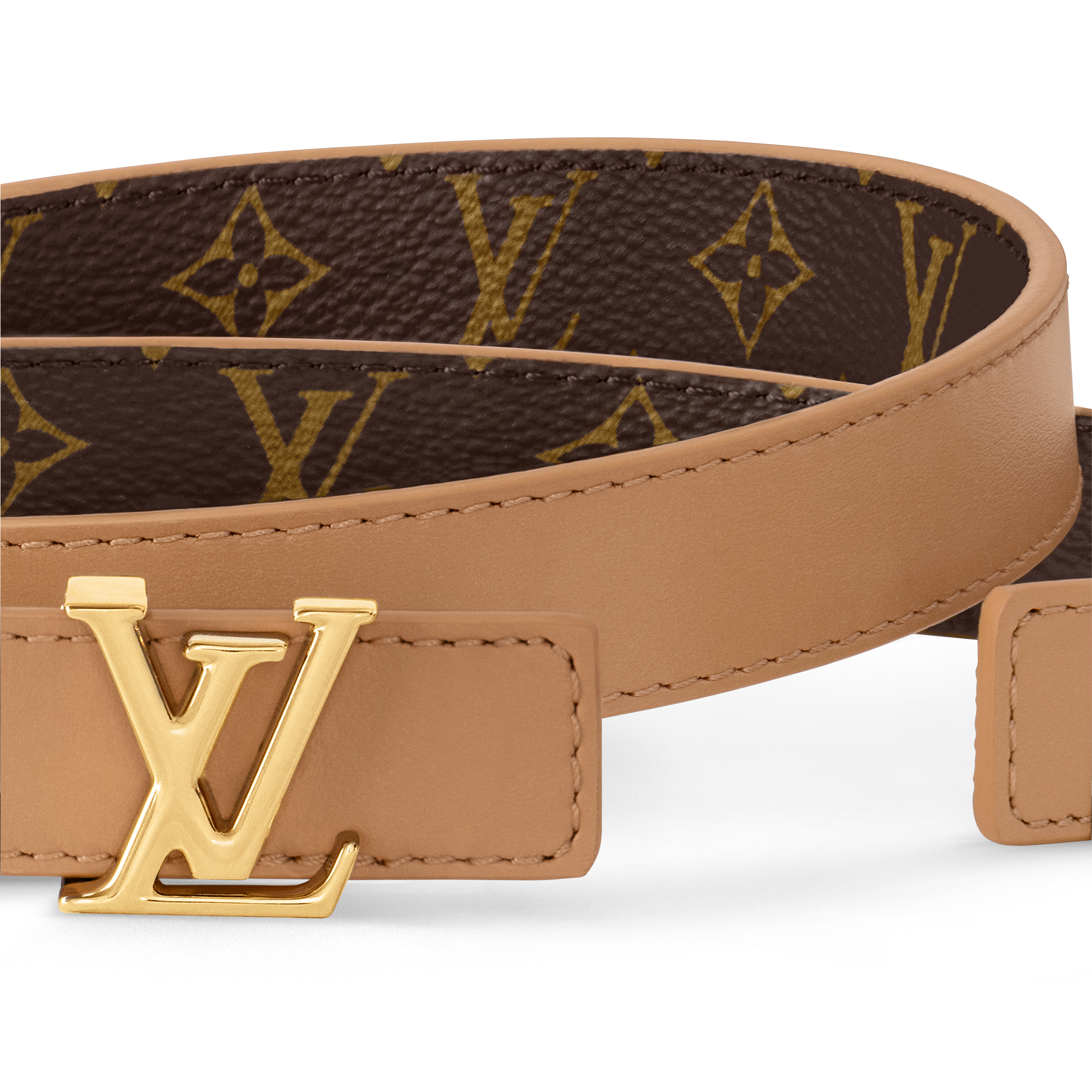 LV Iconic 20MM Reversible Belt - Luxury Other Leathers Natural